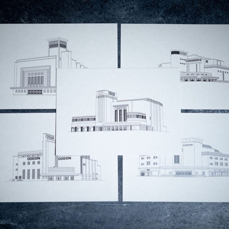 Odeon Collection Postcard Set